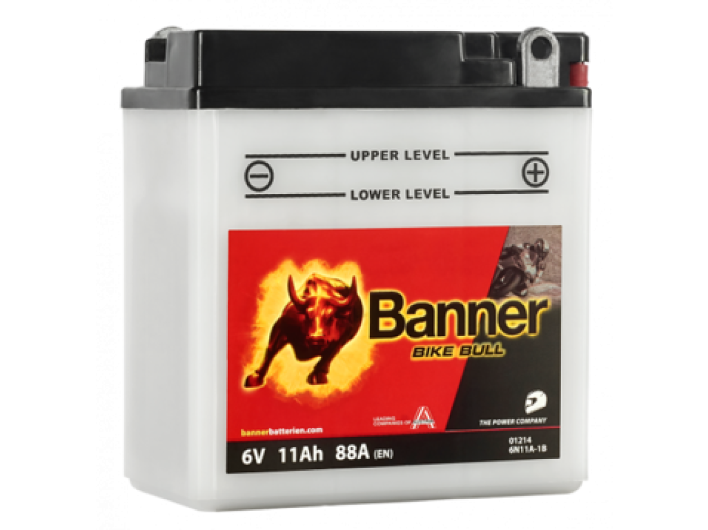 Banner Moto BIKE Bull 01214    6V 11Ah  6N11A-1B