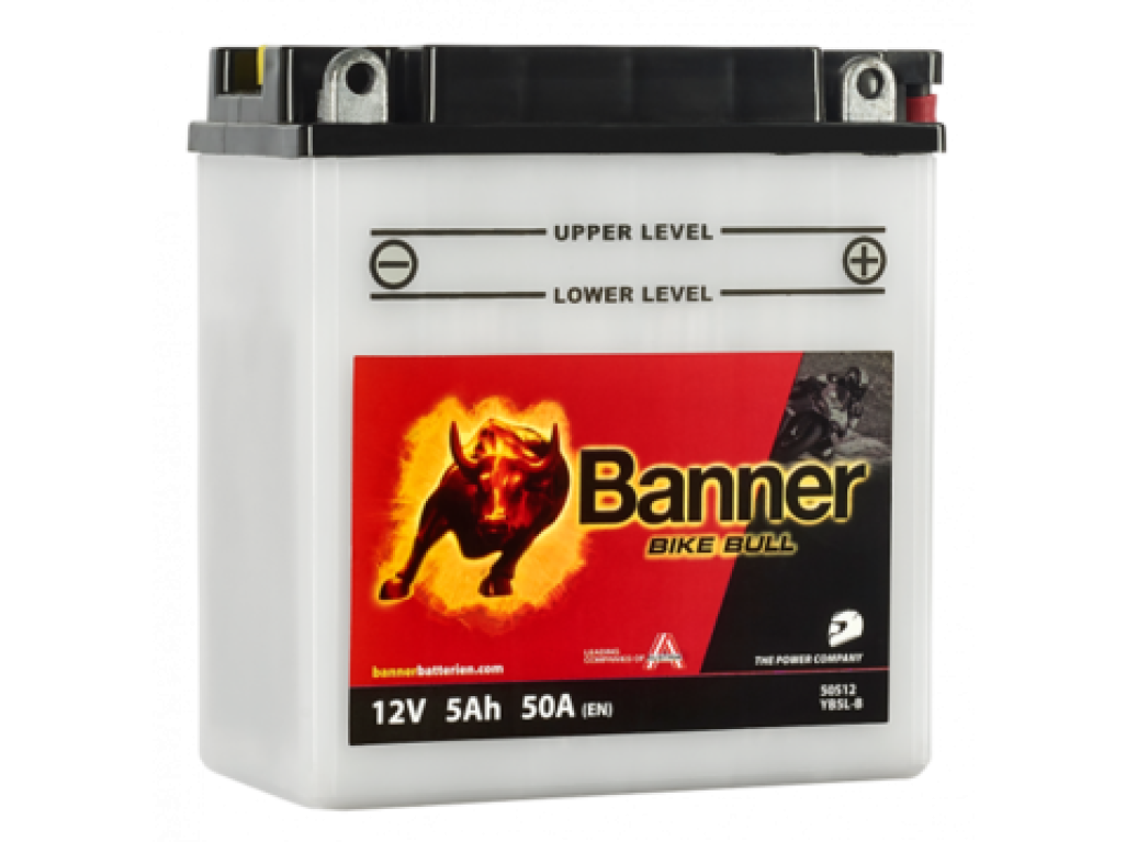 Banner Moto BIKE Bull 50512  12V   5Ah  YB5L-B