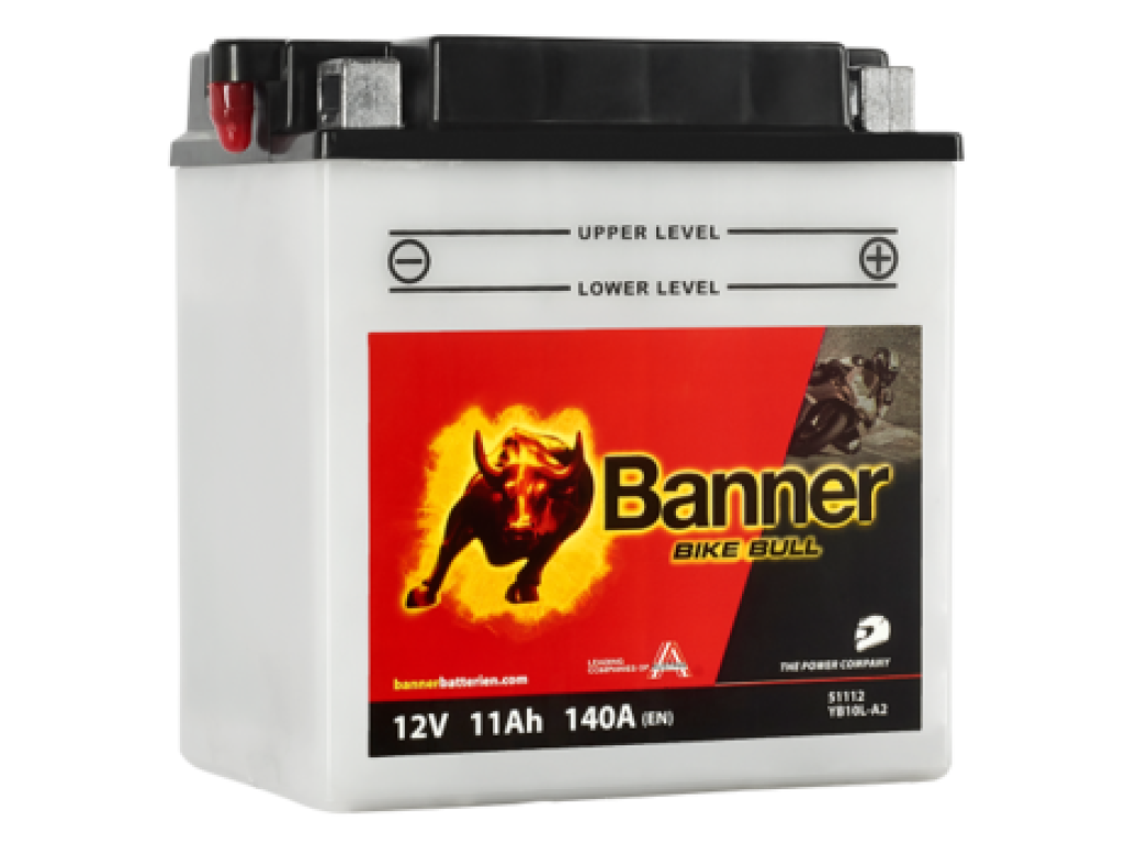 Banner Moto BIKE Bull 51112  12V 11Ah  YB10L-A2