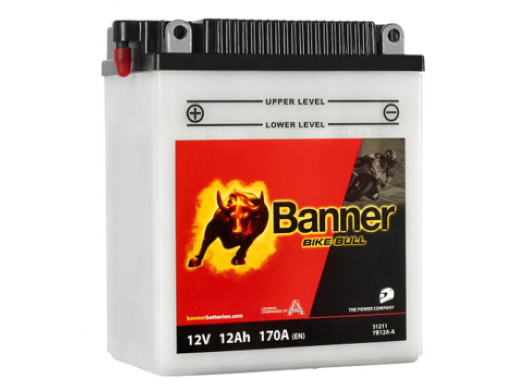 Banner Moto BIKE Bull 51211  12V 12Ah  YB12A-A