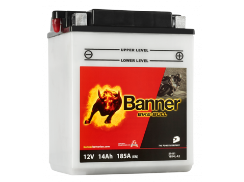 Banner Moto BIKE Bull 51411  12V 14Ah  YB14L-A2
