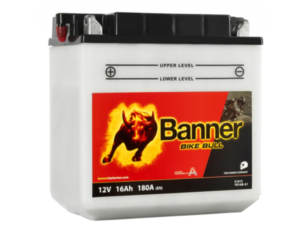 Banner Moto BIKE Bull 51615  12V 16Ah  YB16B-A1