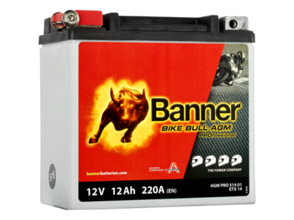 Banner Moto BIKE Bull AGM prof. 51401