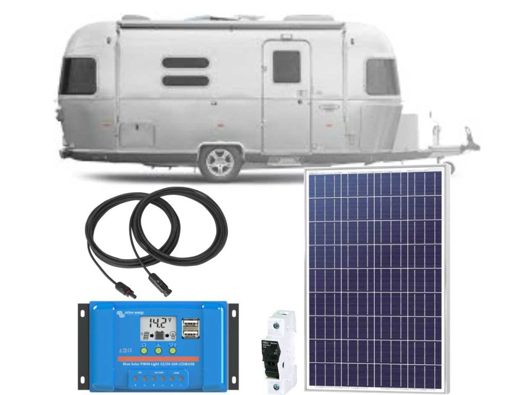 130Wp sestava Victron Energy caravan (PWM)