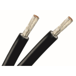 Kabel 6.0 mm2 černý 1m